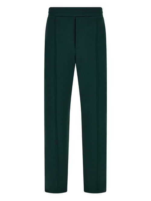 Ferragamo logo-embroidered sweatpants - Green