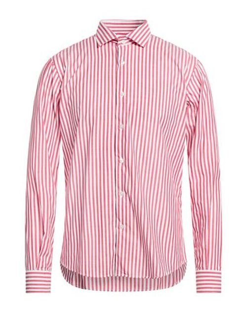Diciannove_61 Man Shirt Brick Size 15 ½ Cotton