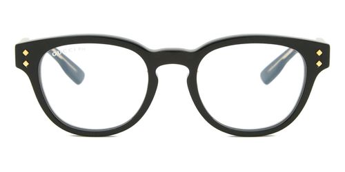 Gucci GG1470SJ 001 Men's Eyeglasses Black Size 48 - Blue Light Block Available