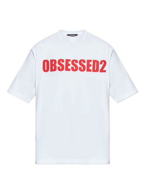 Obsessed2 graphic-print T-shirt - White