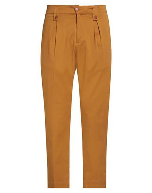Man Pants Marigold Size 36 Cotton, Linen