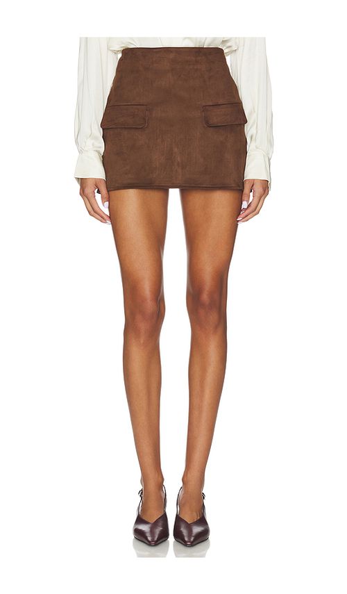 SNDYS AMELIA SUEDE MINI スカート - Brown. XS. Also - L