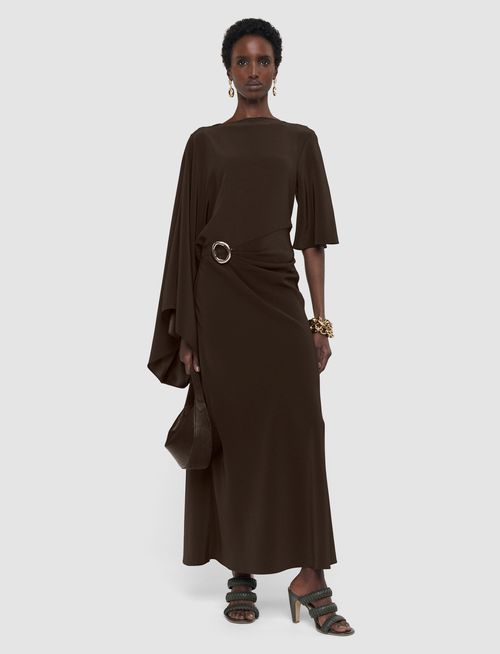 Joya Satin Twill Dress - 32