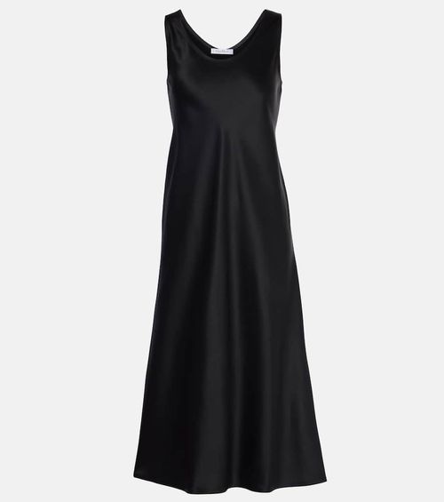 Banjo silk satin midi dress