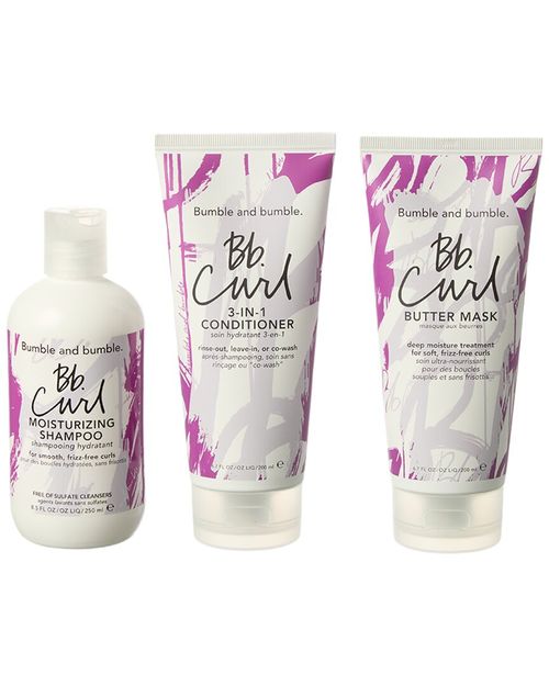 3Pc Curl Moisturizing Shampoo & Conditioner & Mask
