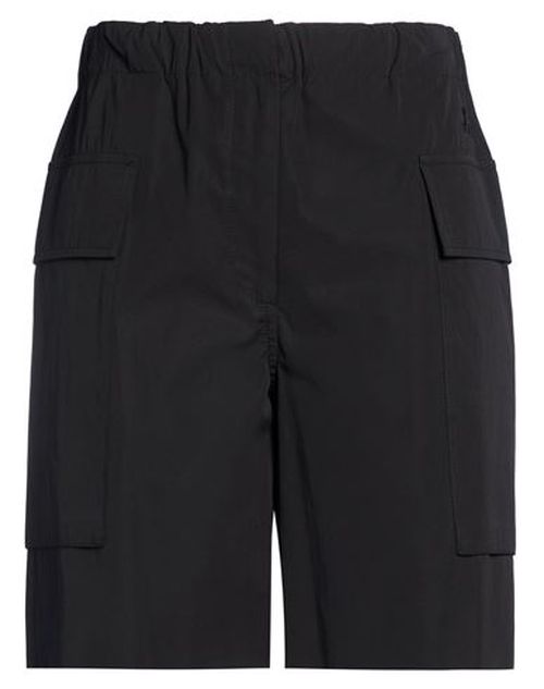 Woman Shorts & Bermuda Shorts Black Size 6 Cotton