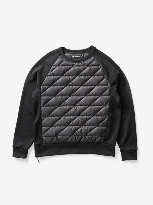 M Down Crew Sweater - Black