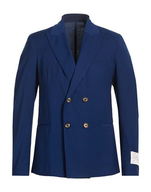 Man Blazer Navy Size M Polyester, Viscose, Elastane