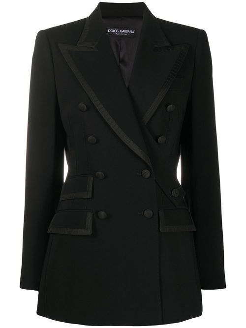 Double-breasted blazer - Black