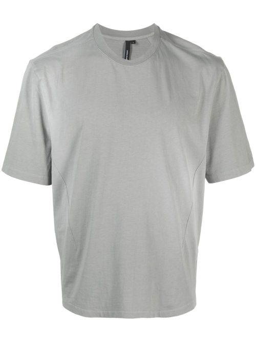Panelled short-sleeved T-shirt - Grey