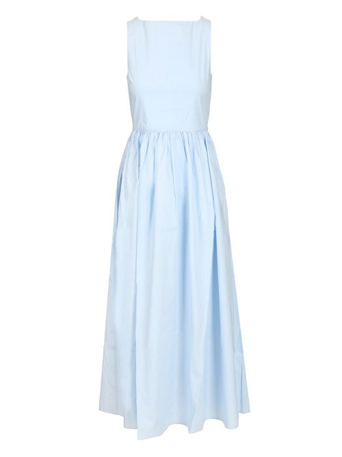 Matteau - Tie Back Midi Dress Dresses Light Blue