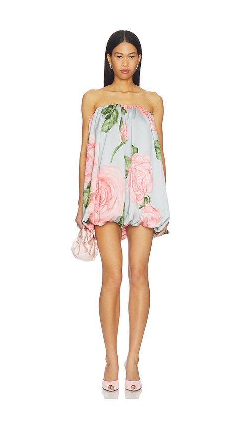L'IDEE Flute Mini Dress in Baby Blue,Pink. 10/M. Also /L, 14/XL, 6/XS