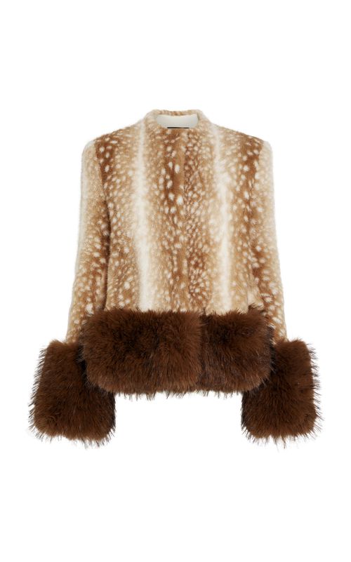Faux-Fur Cropped Jacket - Moda Operandi