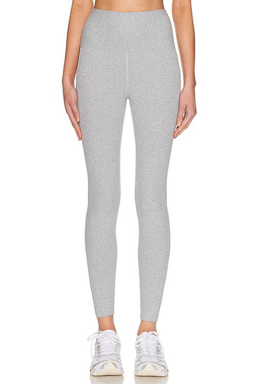 YEAR OF OURS Ribbed Classic Legging in Heather Grey - Grey. L also in M