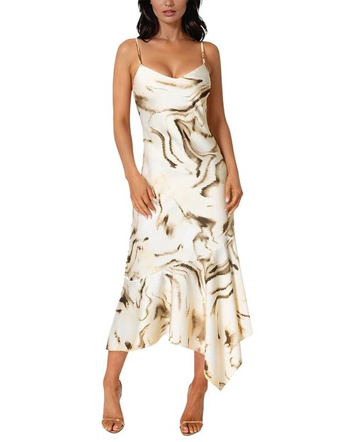Satin Midi Dress