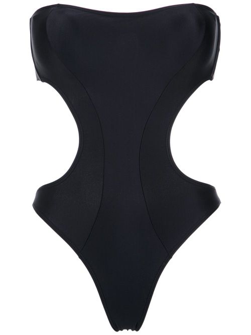 Panelled swimsuit - Black