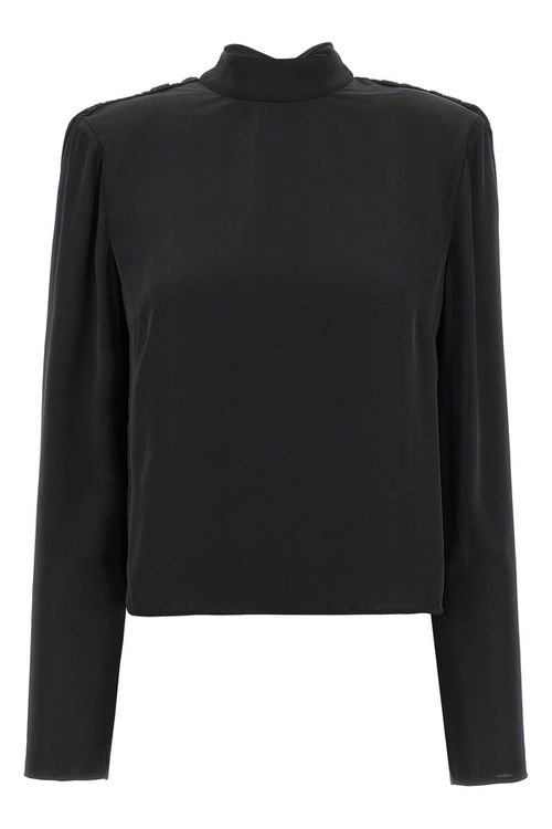 'Satin Drapy Back' Top