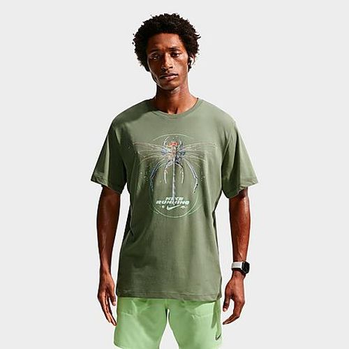 Men's Dri-FIT Dragonfly Running T-Shirt in Silver Sage