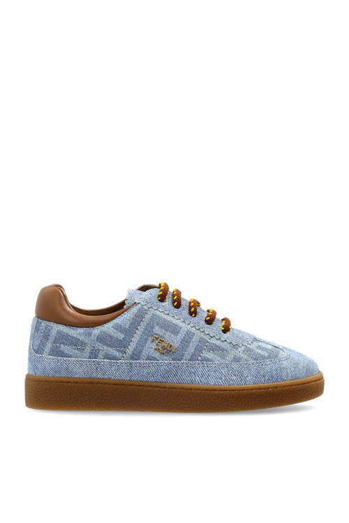 Sports Shoes With Logo Applique, Unisex, Blue