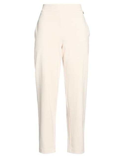 Privée Woman Pants Beige Size L Viscose, Polyamide, Elastic fibres