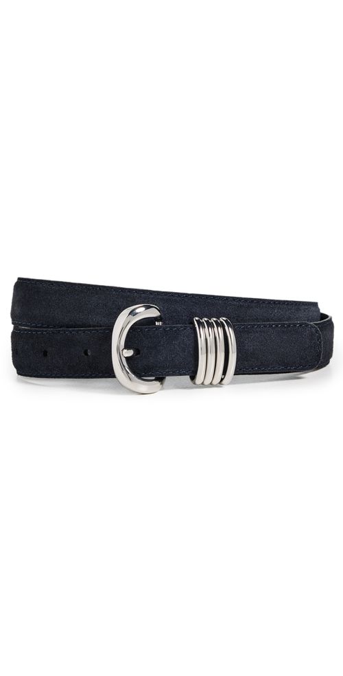 Metal Keeper Belt in Suede Juniper Berry Suede