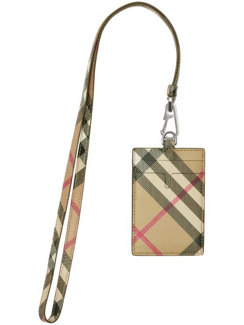 Check Lanyard card holder - Neutrals