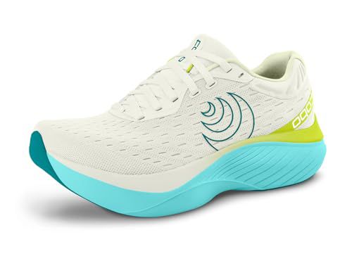 Topo Athletic Men's Lightweight Comfortable 5MM Drop Atmos Road Running Shoes, Athletic Shoes for Road Running, Black/White