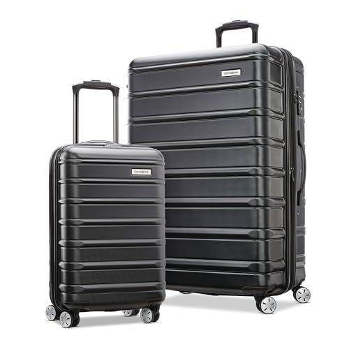 Samsonite Omni 2-2 Piece 28 Hardside Luggage with 360° Spinner Wheels - Scratch Resistant Hardshell - TSA
