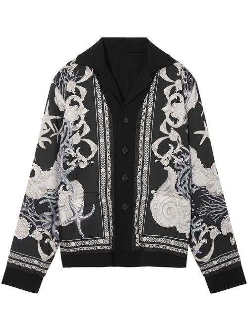 Barocco Sea reversible cardigan - Black