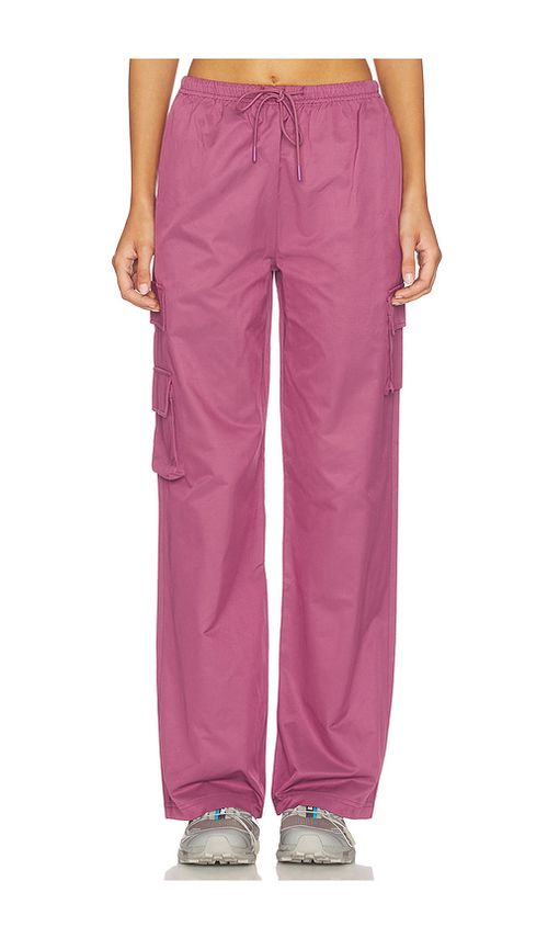 Astoria Wide Leg Pant in Mauve. L. Also in M, S