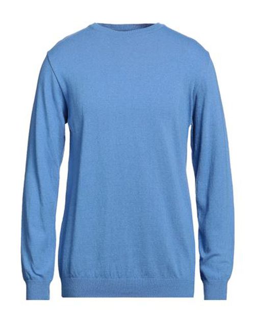 Man Sweater Azure Size L Viscose, Wool, Polyamide, Cashmere