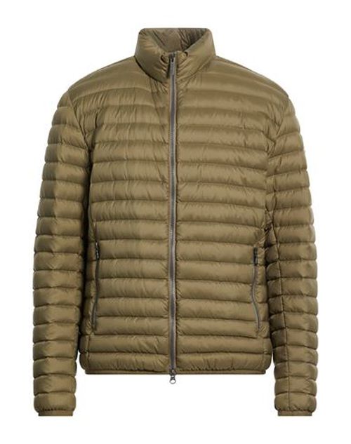 Man Puffer Khaki Size 44 Polyamide