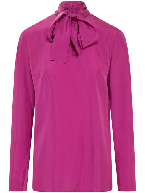 Bow-detailing blouse - Pink