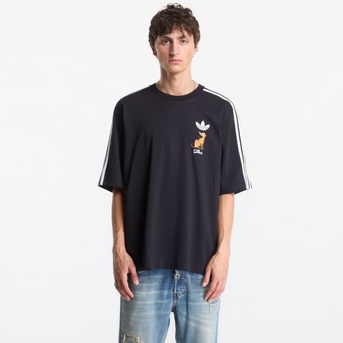 T-shirt adidas Little Santas Helper Graphic Oversized T-shirt Black