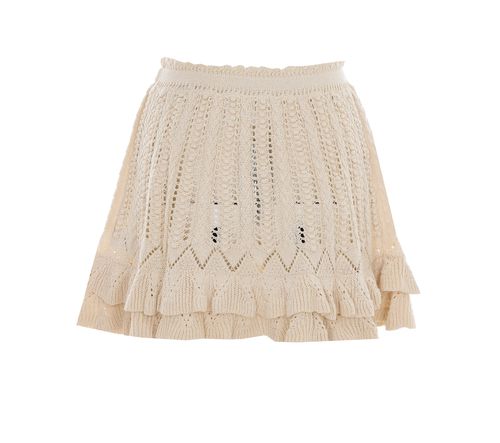 Skirts Beige Cotton - Women