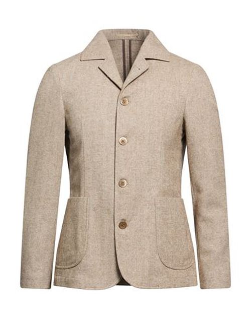At. p.co Man Blazer Beige Size 42 Polyester, Wool, Viscose