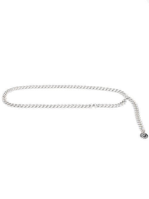 K/Monogram chain belt - Silver