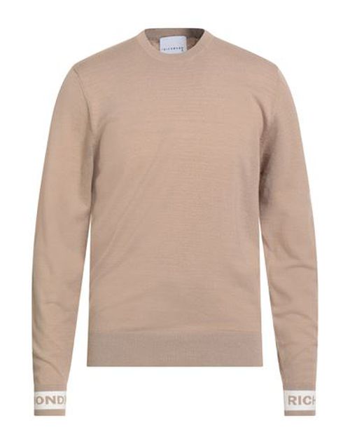 Man Sweater Beige Size L Viscose, Polyester, Nylon