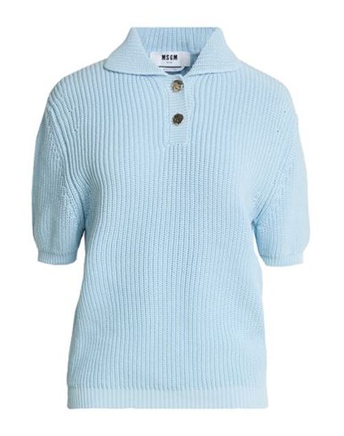 Woman Sweater Sky blue Size S Cotton