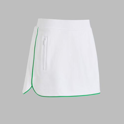 3D Tulip Hem Tech Piqué Skort-Snow