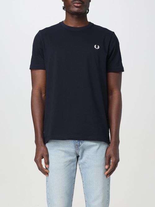 T-Shirt FRED PERRY Men color Blue 1