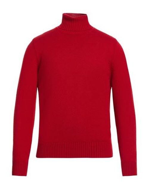 Man Turtleneck Red Size 38 Cashmere