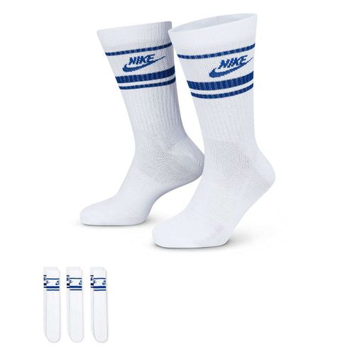 Men's 3-Pack Everyday Essential Striped Crew Socks