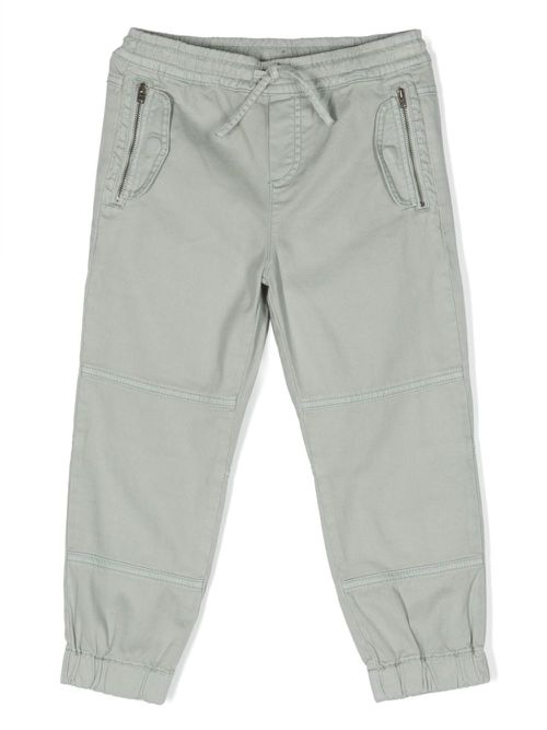 Elasticated drawstring jeans - Green