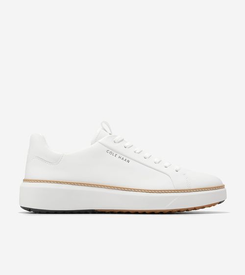 Men's GrandPrø Topspin Waterproof Golf Shoes - White