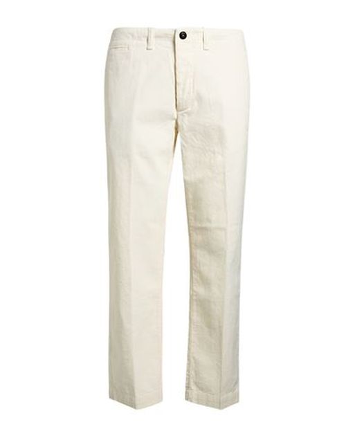 Man Pants Ivory Size 33 Cotton