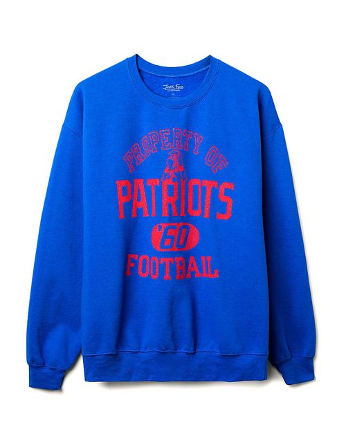Unisex Nfl New England Patriots Property Flea Market Crew Fleece
