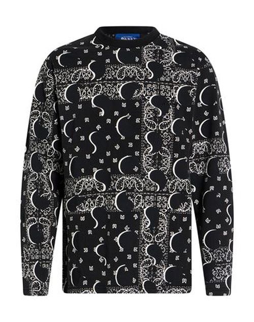 Man Sweatshirt Black Size S Cotton