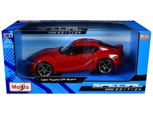 Toyota GR Supra Red "Special Edition" Series 1/24 Diecast Model Car by 
