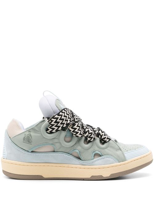 Curb Sneakers Blue Calf Calzature - Unisex